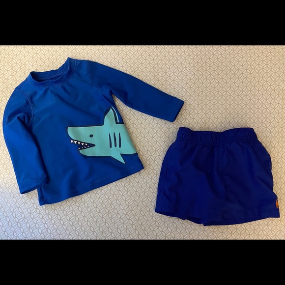 Polo Ralph Lauren Other - Rashguard and Swim Short set 6-9 mths 💙